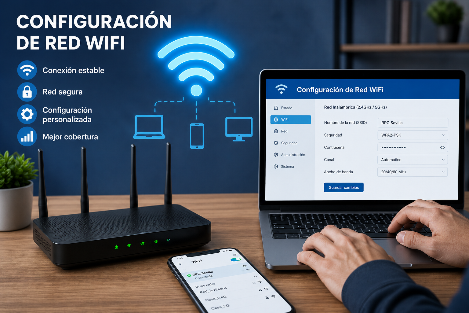 Problemas de WiFi en Sevilla