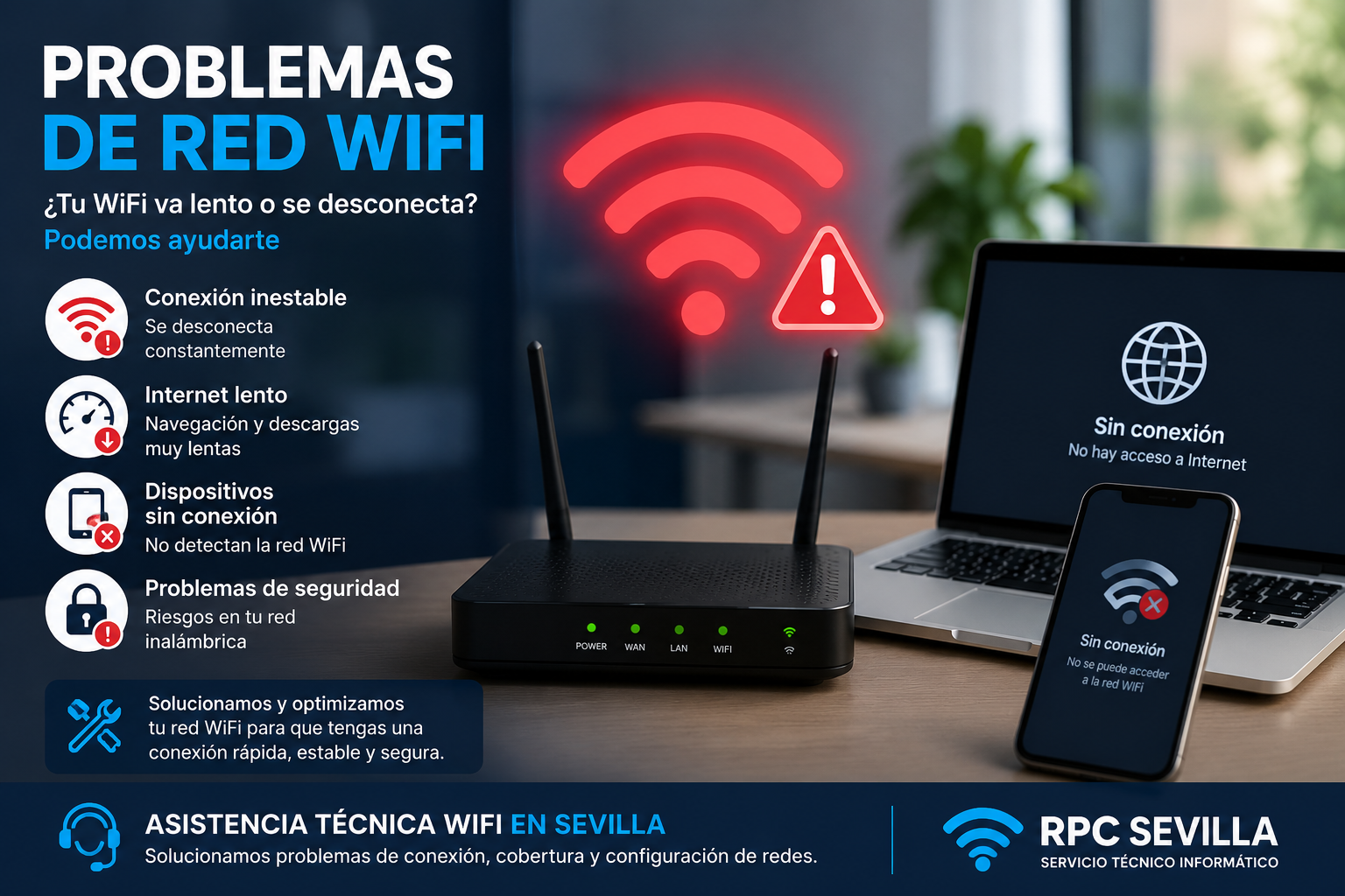 Servicio técnico WiFi Sevilla